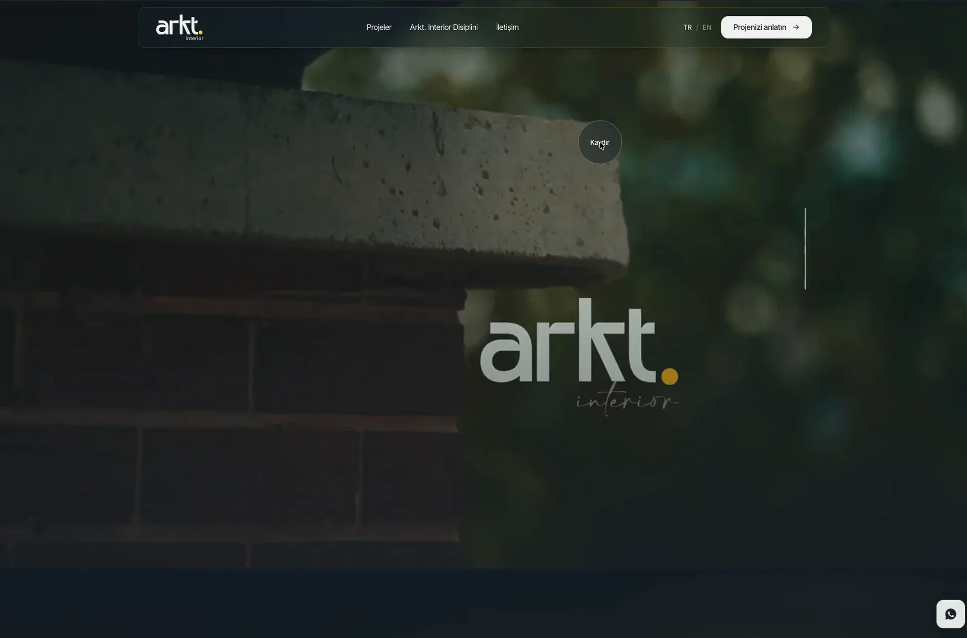 Arkt Interior Web Sitesi görsel 1