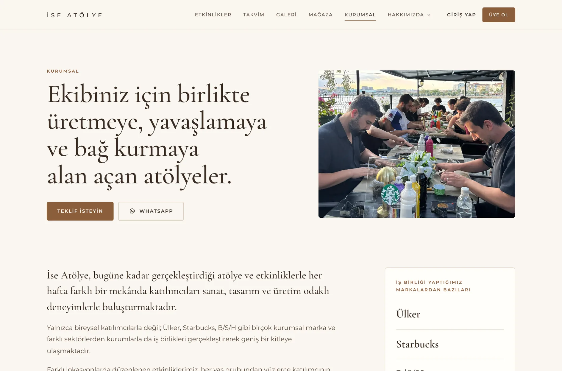 İse Atölye Web Sitesi görsel 5